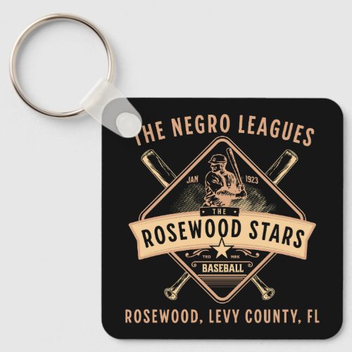 1923 Rosewood Stars Negro League Baseball Legacy Keychain