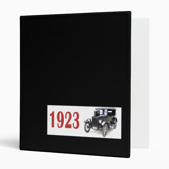 1923 TOURING CAR BINDER (Front/Inside)