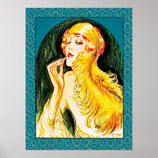 1924 Art Deco Lady Poster (Front)