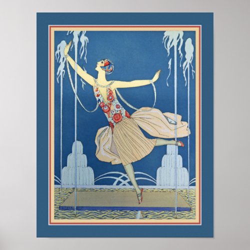 1924 George Barbier Art Deco Poster