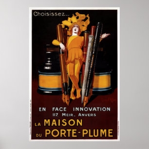 1924 Jean D'ylen -la Maison Du Porte-plume Poster