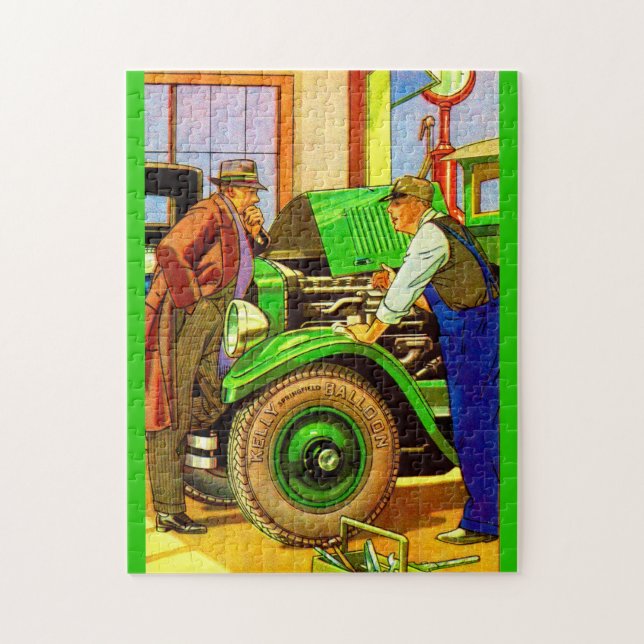1924 Kelly Springfield balloon tires ad Jigsaw Puzzle (Vertical)