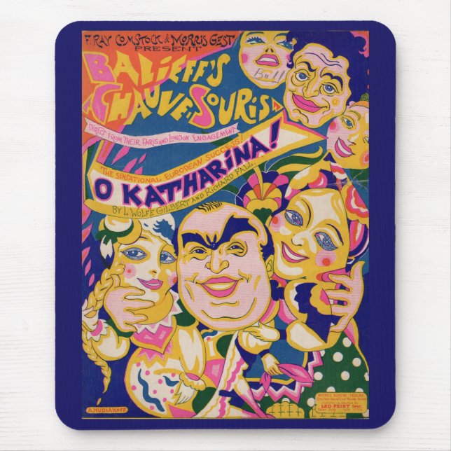 1924 ‘O Katharina’ sheet music cover Mouse Pad (Front)