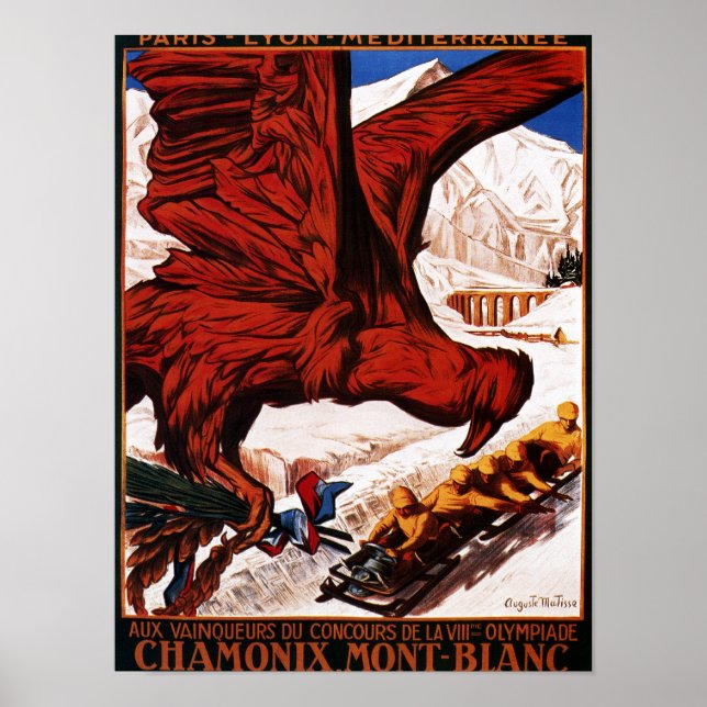 1924 Olympic Winter Games Poster (Front)