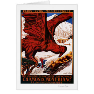 1924 Olympic Winter Games Poster Cards
