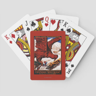 1924 Olympic Winter Games Poster Poker Cards