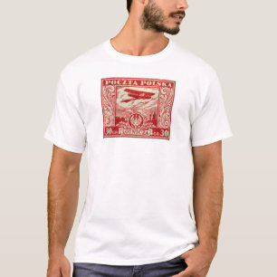 1925 30gr Polish Airmail Stamp T-Shirt