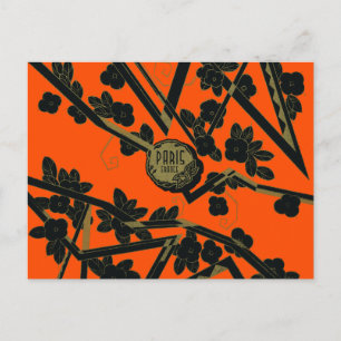 1925 Art Deco Paris France perfume Postcard