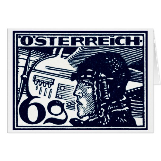 1925 Austrian Air Mail Cards (Front Horizontal)