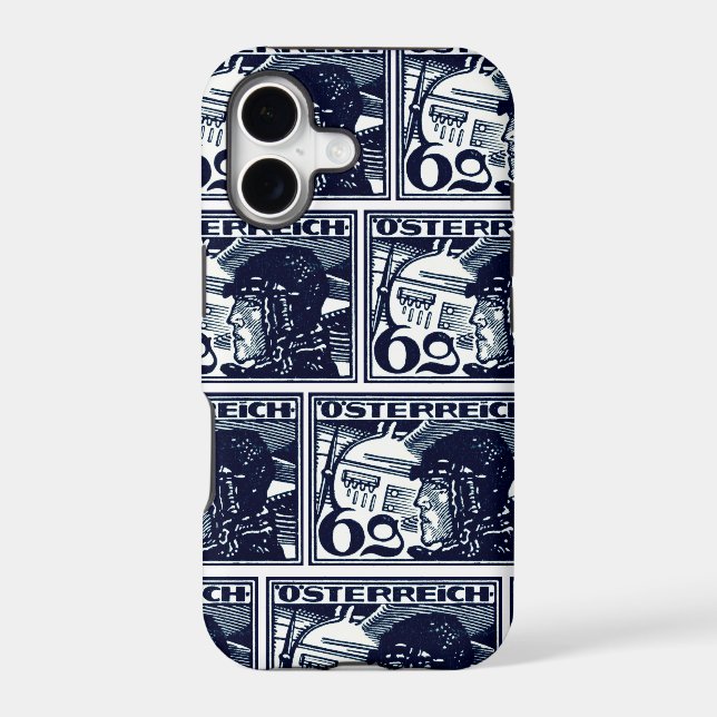 1925 Austrian Air Mail Iphone Case (Back)