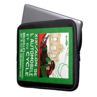 1925 Brussels Automotive Exposition Laptop Sleeve