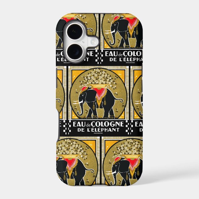 1925 Cologne De L'Elephant Iphone Case (Back)