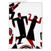 1925 Deco dancing couple Cards (Front)