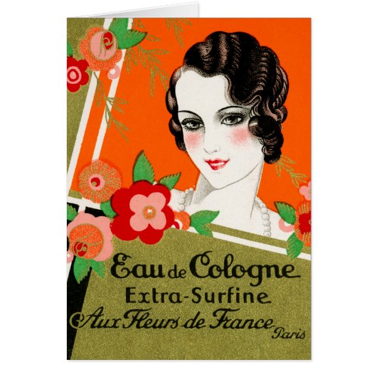 1925 Flowers of France Perfume Cards (Front)