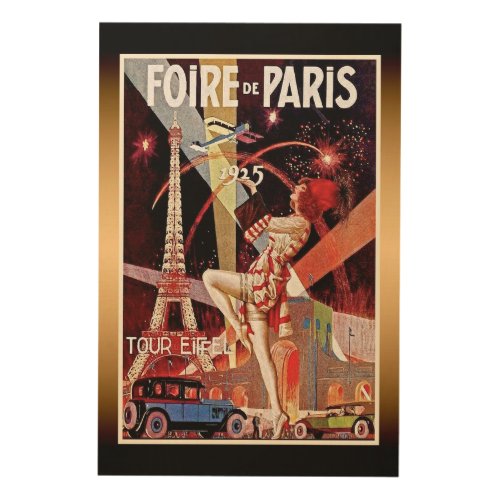 1925 Foire De Paris Eiffel Tower Art Deco Print