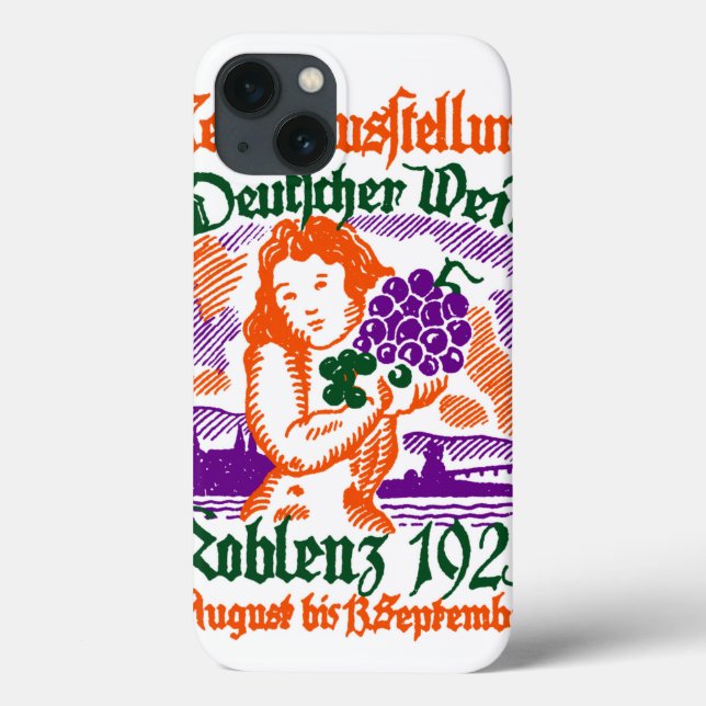 1925 German Wine Festival Case-Mate iPhone Case (Back)