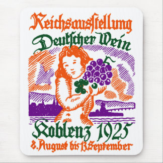 1925 German Wine Festival Mouse Pad