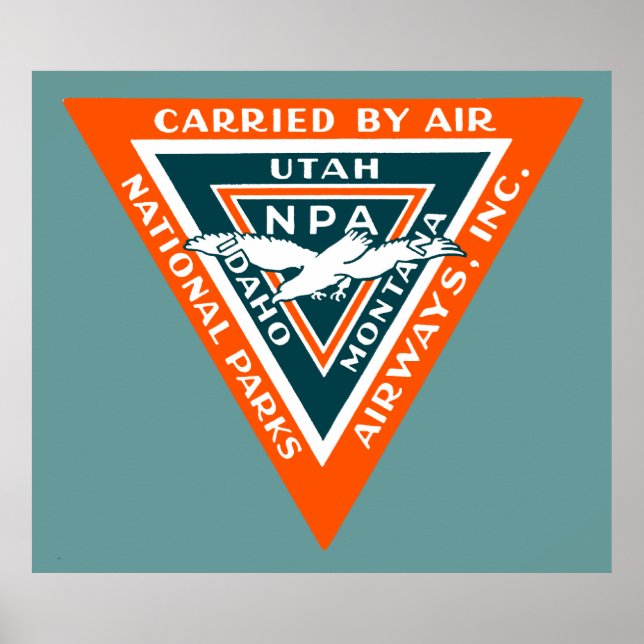 1925 National Parks Airways Poster (Front)