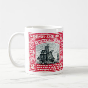 1925 Norse American Stamp Coffee Mug