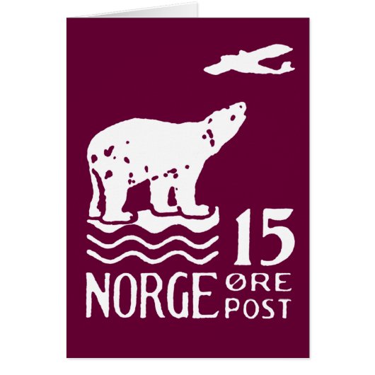 1925 Norwegian Polar Bear Cards (Front)