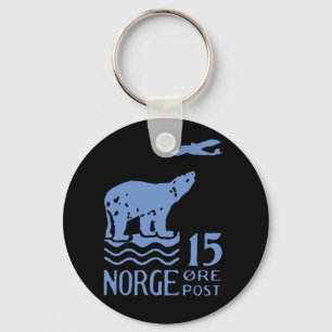 1925 Norwegian Polar Bear Keychain