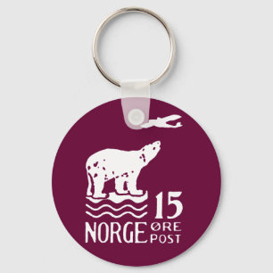 1925 Norwegian Polar Bear Keychain