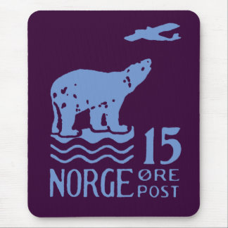 1925 Norwegian Polar Bear Mouse Pad