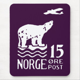 1925 Norwegian Polar Bear Mouse Pad