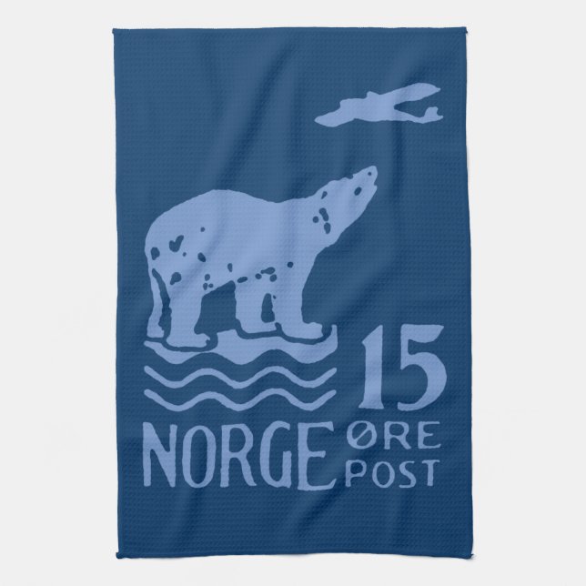1925 Norwegian Polar Bear Towel (Vertical)