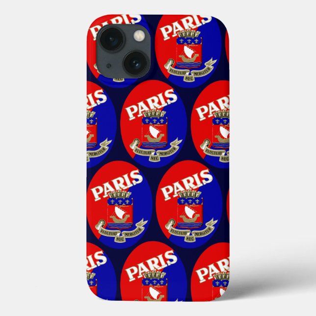 1925 Paris Luggage Label Case-Mate iPhone Case (Back)