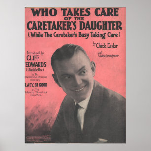 1925 Who Takes Care of the Caretaker's Daughter Poster