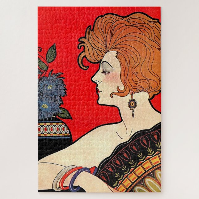 1925 woman jigsaw puzzle (Vertical)