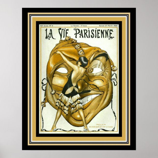 1926 Deco La Vie Parisienne Madrigal Poster (Front)