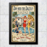 1926 Vintage Poolside Chic Swimwear Advertising