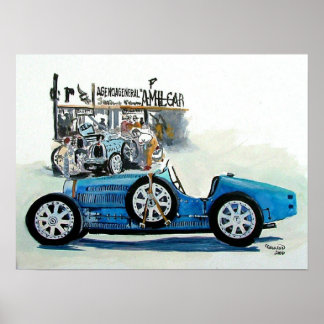 1927 35c Racer Poster