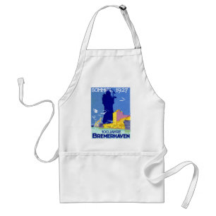 1927 Bremerhaven Germany Adult Apron
