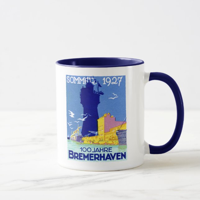1927 Bremerhaven Germany Mug (Right)