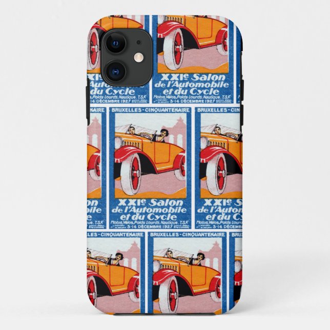 1927 Brussels Automotive Exposition Case-Mate iPhone Case (Back)