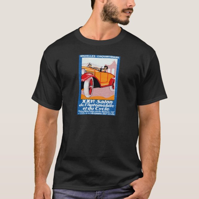 1927 Brussels Automotive Exposition T-Shirt (Front)