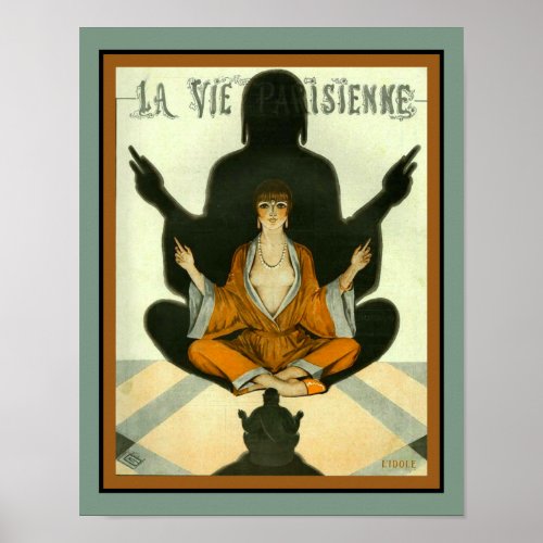 1927 La Vie Parisienne Buddha Cover Poster