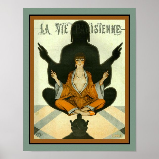 1927 La Vie Parisienne Buddha Cover Poster (Front)