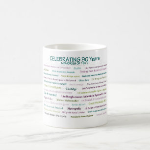 1927 Memories 90th Birthday Mug