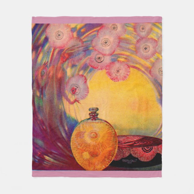 1927 Roger & Gallet perfume ad Fleece Blanket (Front)