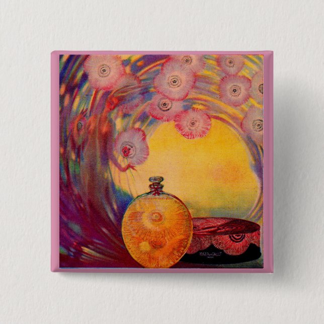 1927 Roger & Gallet perfume ad Pinback Button (Front)