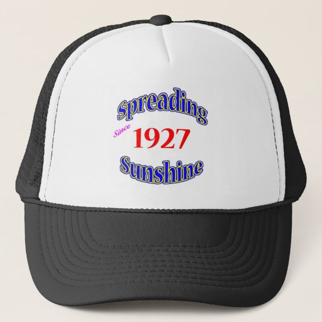 1927 Spreading Sunshine Trucker Hat (Front)
