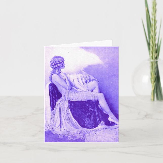 1927 Ziegfeld girl Note Card (Front)