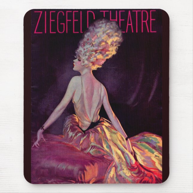 1927 Ziegfeld Theater cover art Mouse Pad (Front)