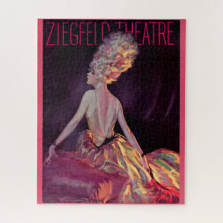 1927 Ziegfeld Theatre cover art Jigsaw Puzzle