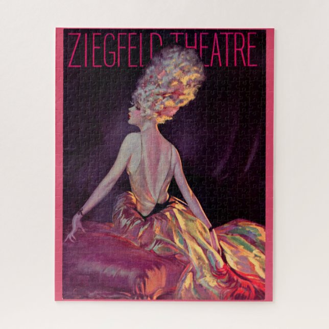 1927 Ziegfeld Theatre cover art Jigsaw Puzzle (Vertical)