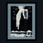 1928 Art Deco Snow Angel Poster<br><div class="desc">Art Deco Snow Angel print ca. 1928</div>